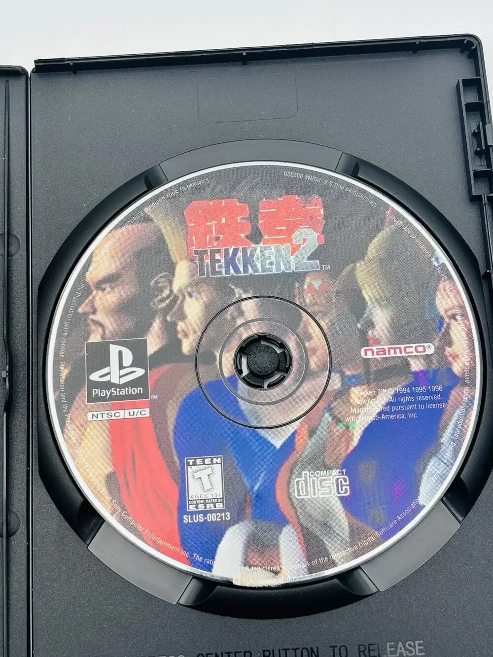 Tekken 2 Sony PlayStation 1 PS1 Disc Only Black Label 1996 RARE Tested Works VG